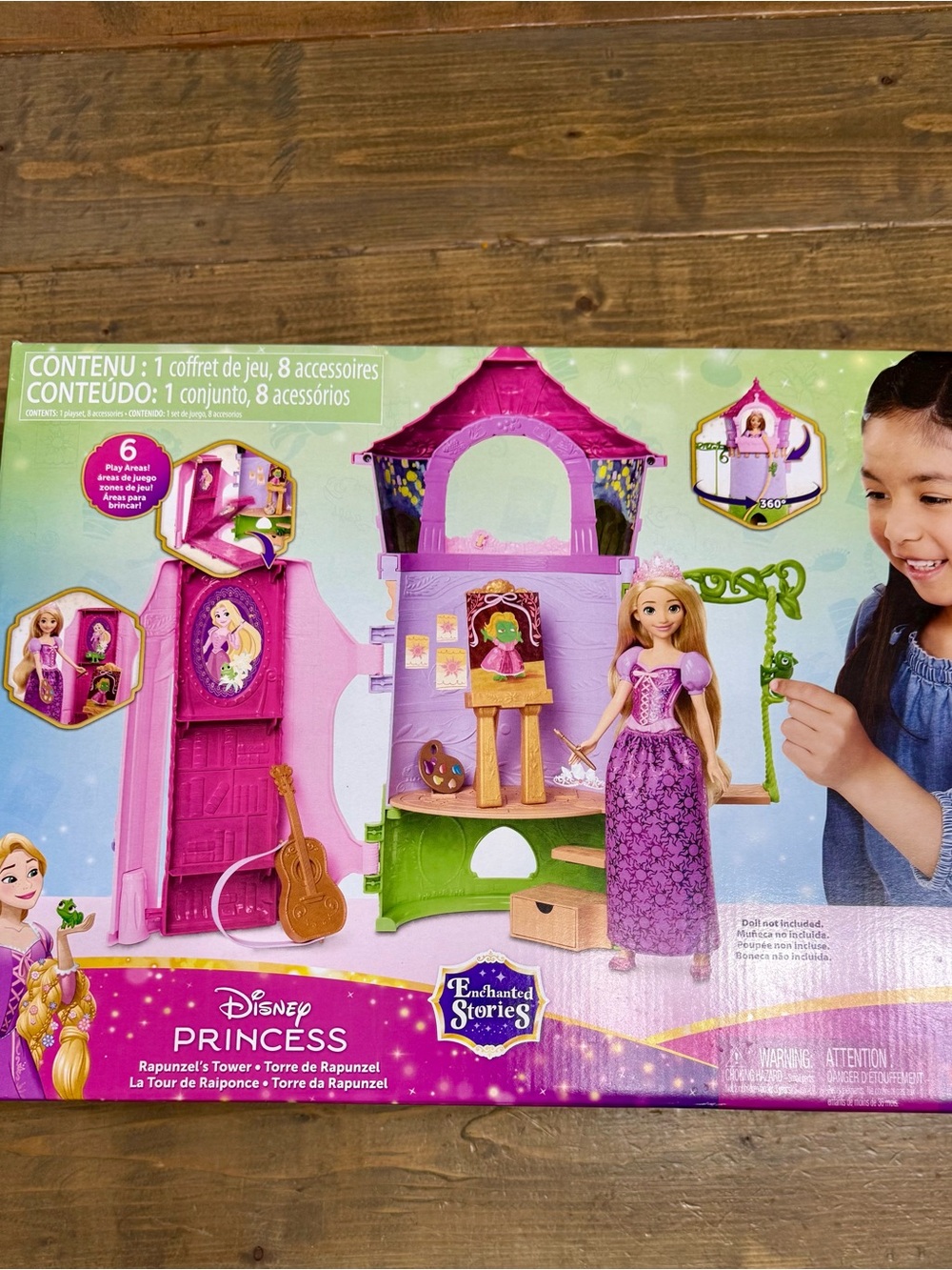 Disney Rapunzel Tower Playset - Pink & Purple